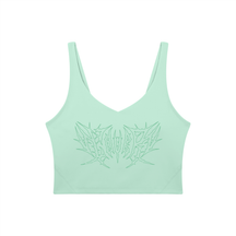 Lover Metal Font Long Line Sports Bra