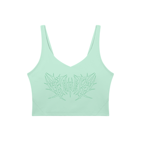 Lover Metal Font Long Line Sports Bra