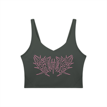 Lover Metal Font Long Line Sports Bra
