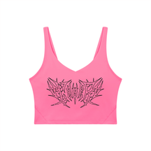 Lover Metal Font Long Line Sports Bra