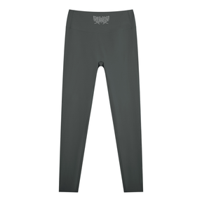 Lover Metal Font High Waisted Ankle Leggings