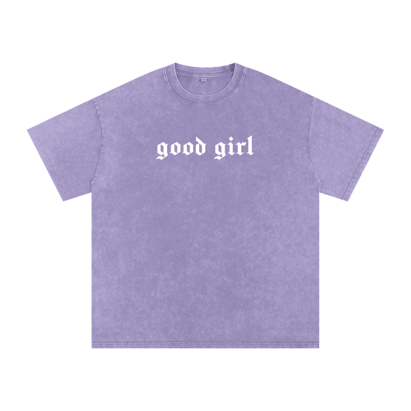 Good Girl Acid Washed Oversized Tee