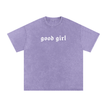 Good Girl Acid Washed Oversized Tee