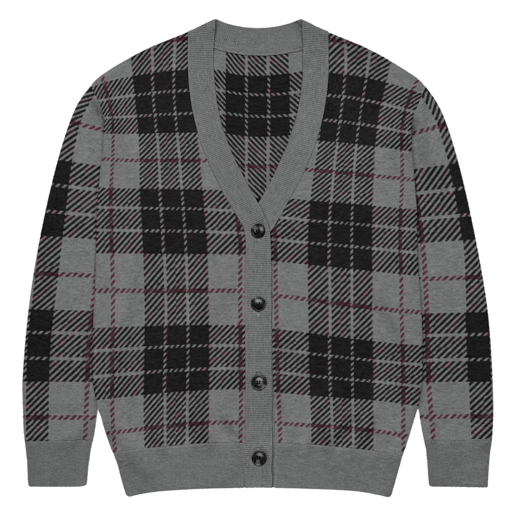 Cabin Fever Grey Knit Cardigan - Goth Cloth Co.2972797_21030