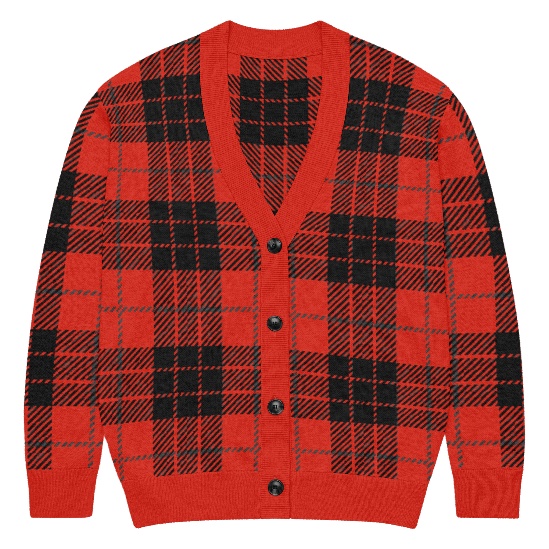 Cabin Fever Red Knit Cardigan - Goth Cloth Co.1206580_21030