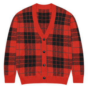 Cabin Fever Red Knit Cardigan - Goth Cloth Co.1206580_21030