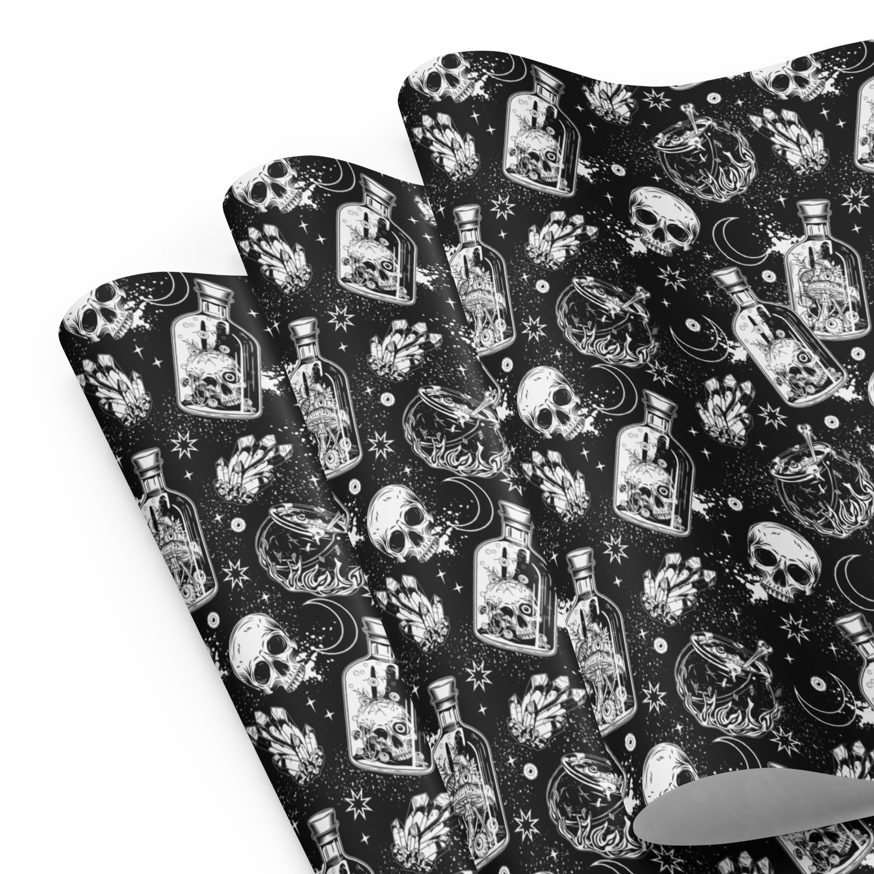 Cauldron Chaos Spooky Gift Wrap (3 Sheets) - Goth Cloth Co.1592447_17373