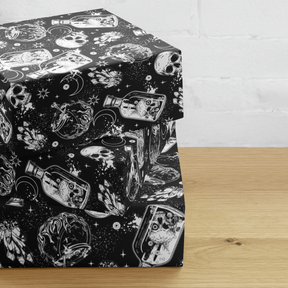 Cauldron Chaos Spooky Gift Wrap (3 Sheets) - Goth Cloth Co.1592447_17373