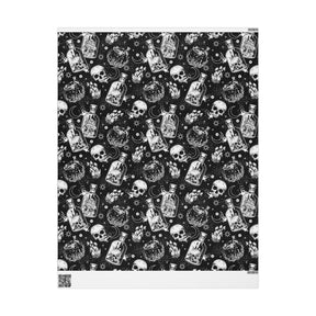 Cauldron Chaos Spooky Gift Wrap - Goth Cloth Co.Home Decor33287015977146578434