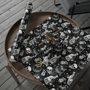 Cauldron Chaos Spooky Gift Wrap - Goth Cloth Co.Home Decor33287015977146578434