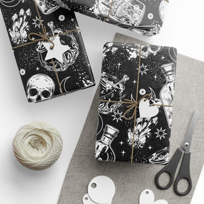 Cauldron Chaos Spooky Gift Wrap - Goth Cloth Co.Home Decor33287015977146578434