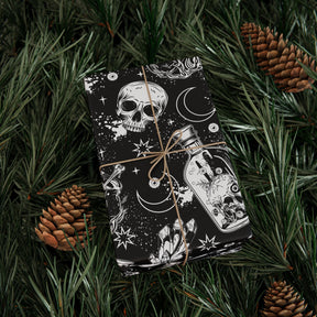 Cauldron Chaos Spooky Gift Wrap - Goth Cloth Co.Home Decor33287015977146578434