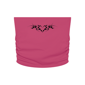 Venom Heart Cropped Yoga Tube Top