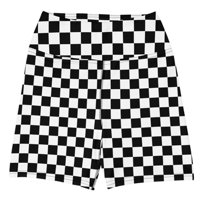Checkerboard Yoga Shorts - Goth Cloth Co.6264999_9079