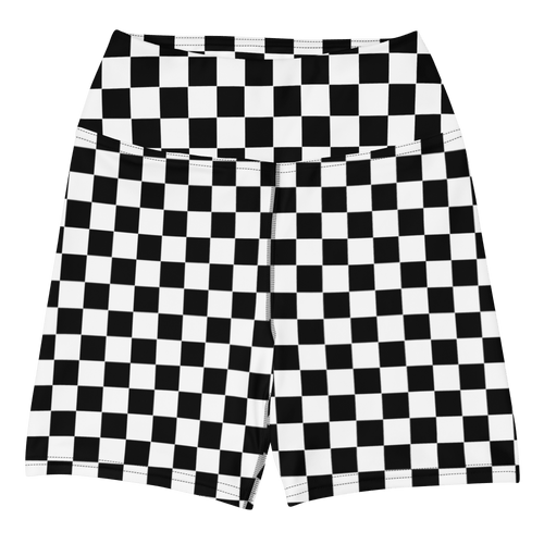 Checkerboard Yoga Shorts - Goth Cloth Co.6264999_9079
