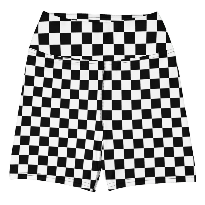 Checkerboard Yoga Shorts - Goth Cloth Co.6264999_9079