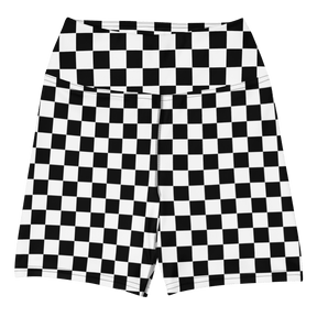 Checkerboard Yoga Shorts - Goth Cloth Co.6264999_9079