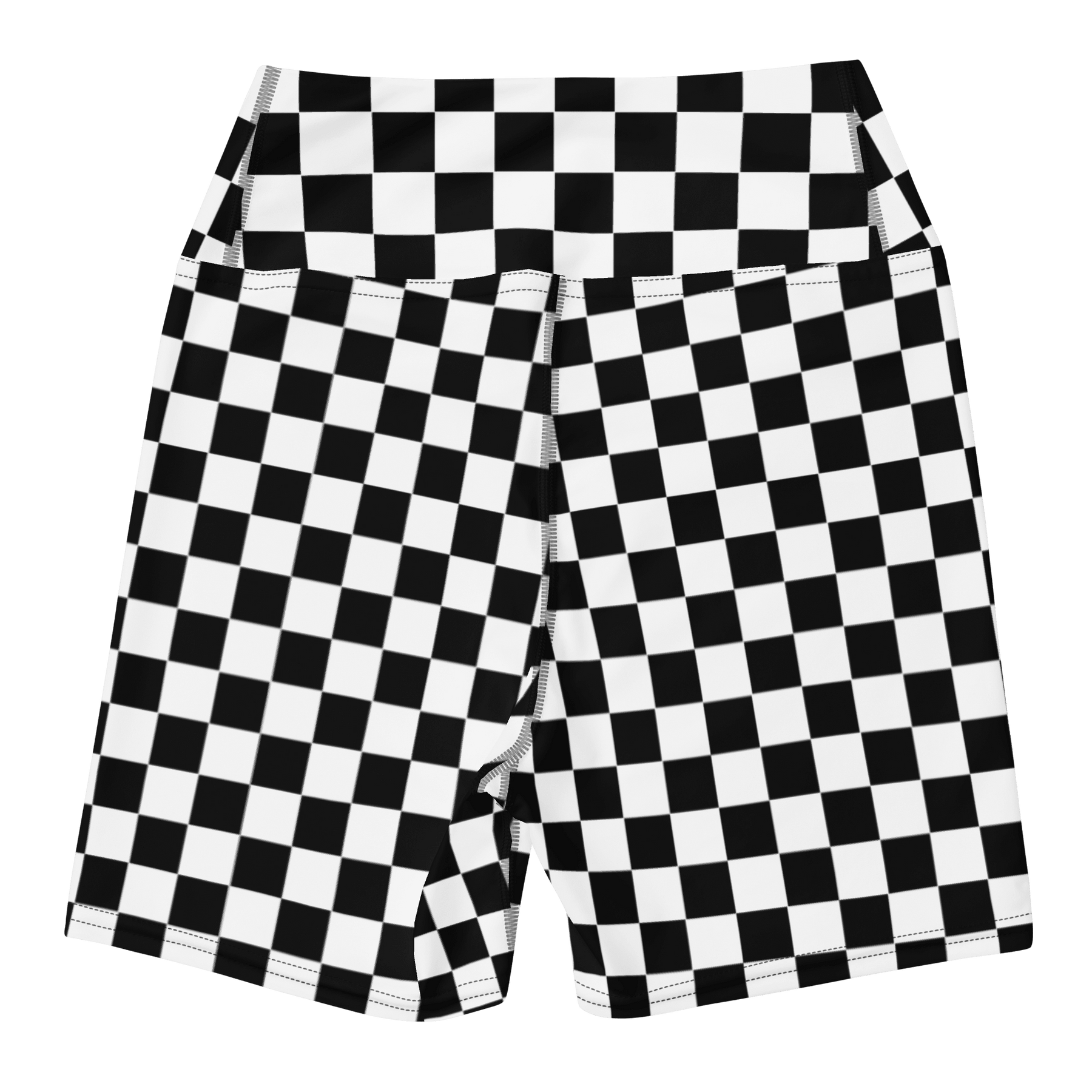 Checkerboard Yoga Shorts - Goth Cloth Co.6264999_9079