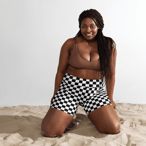 Checkerboard Yoga Shorts - Goth Cloth Co.6264999_9079