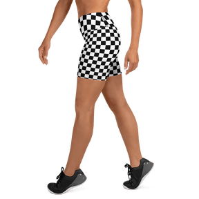 Checkerboard Yoga Shorts - Goth Cloth Co.6264999_9079