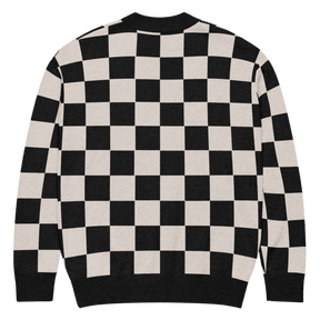 Checkers and Cream Knit Cardigan - Goth Cloth Co.6474734_21036