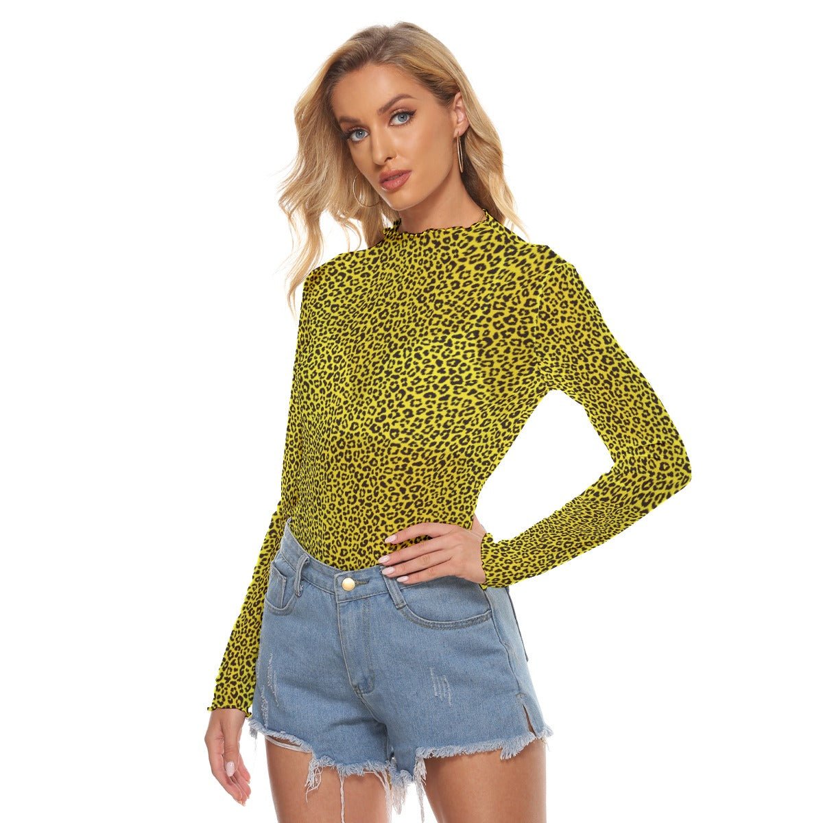 Chemical Kitty Women's Long Sleeve Mesh Top - Goth Cloth Co.ADS-3WTXWC16-PFCC7-FFFFFF-XS