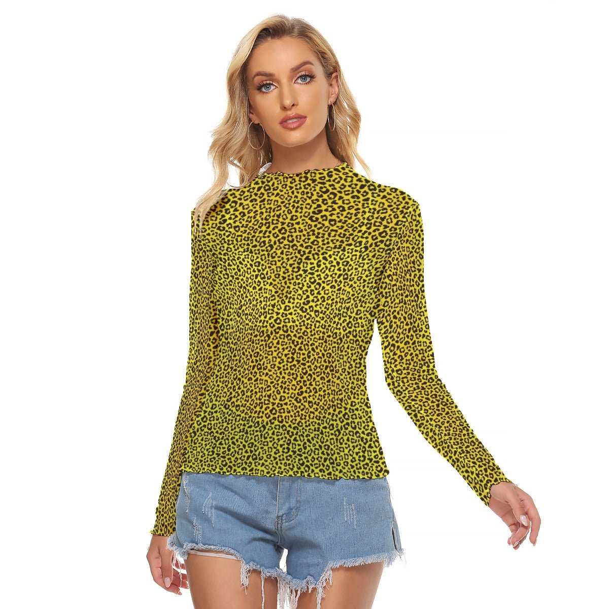 Chemical Kitty Women's Long Sleeve Mesh Top - Goth Cloth Co.ADS-3WTXWC16-PFCC7-FFFFFF-XS