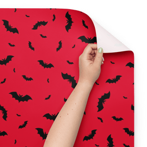 Christmas Bats Spooky Gift Wrap (3 Sheets) - Goth Cloth Co.4728255_17373