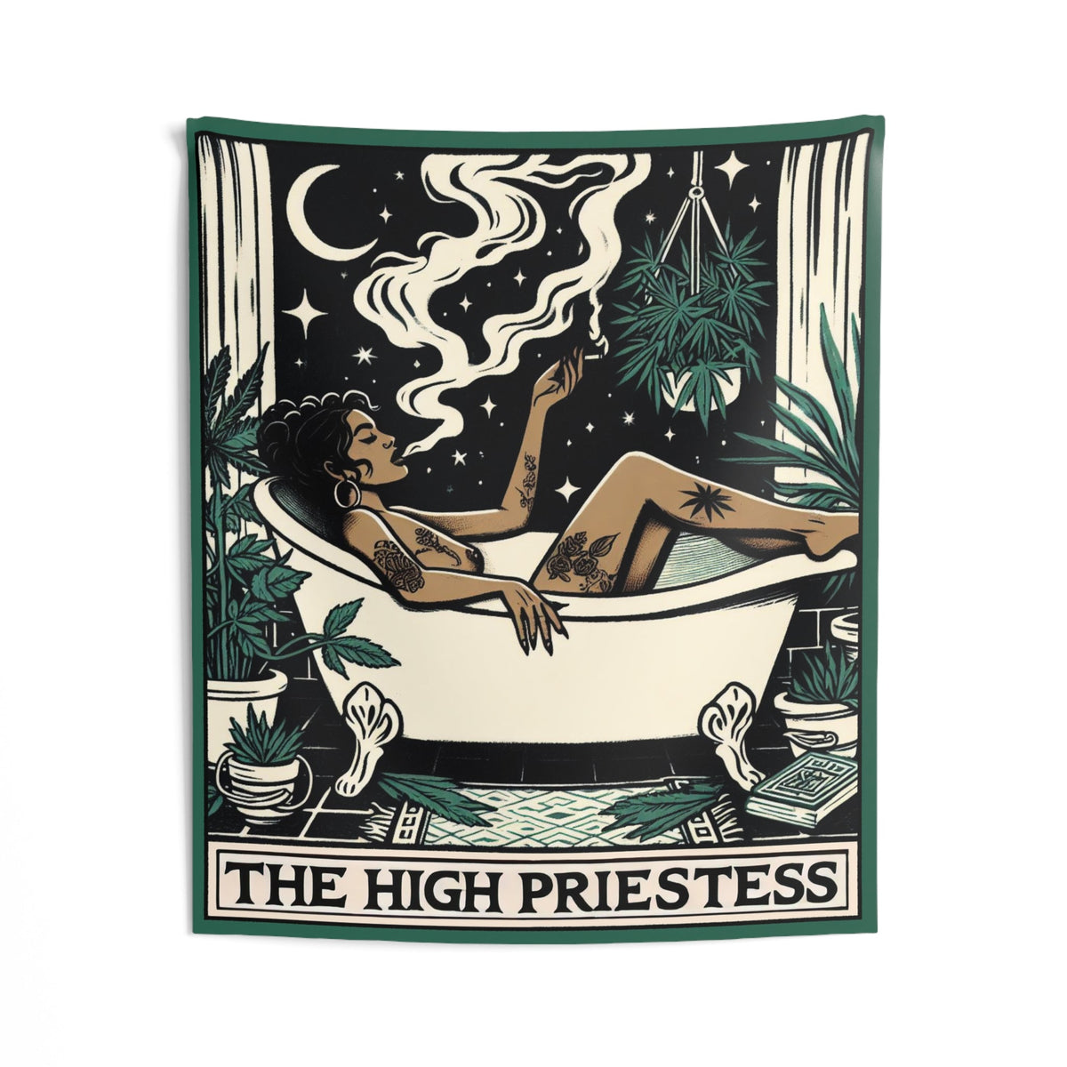 Copy of The High Priestess Indoor Wall Tapestries - Goth Cloth Co.Home Decor18137973641204647153
