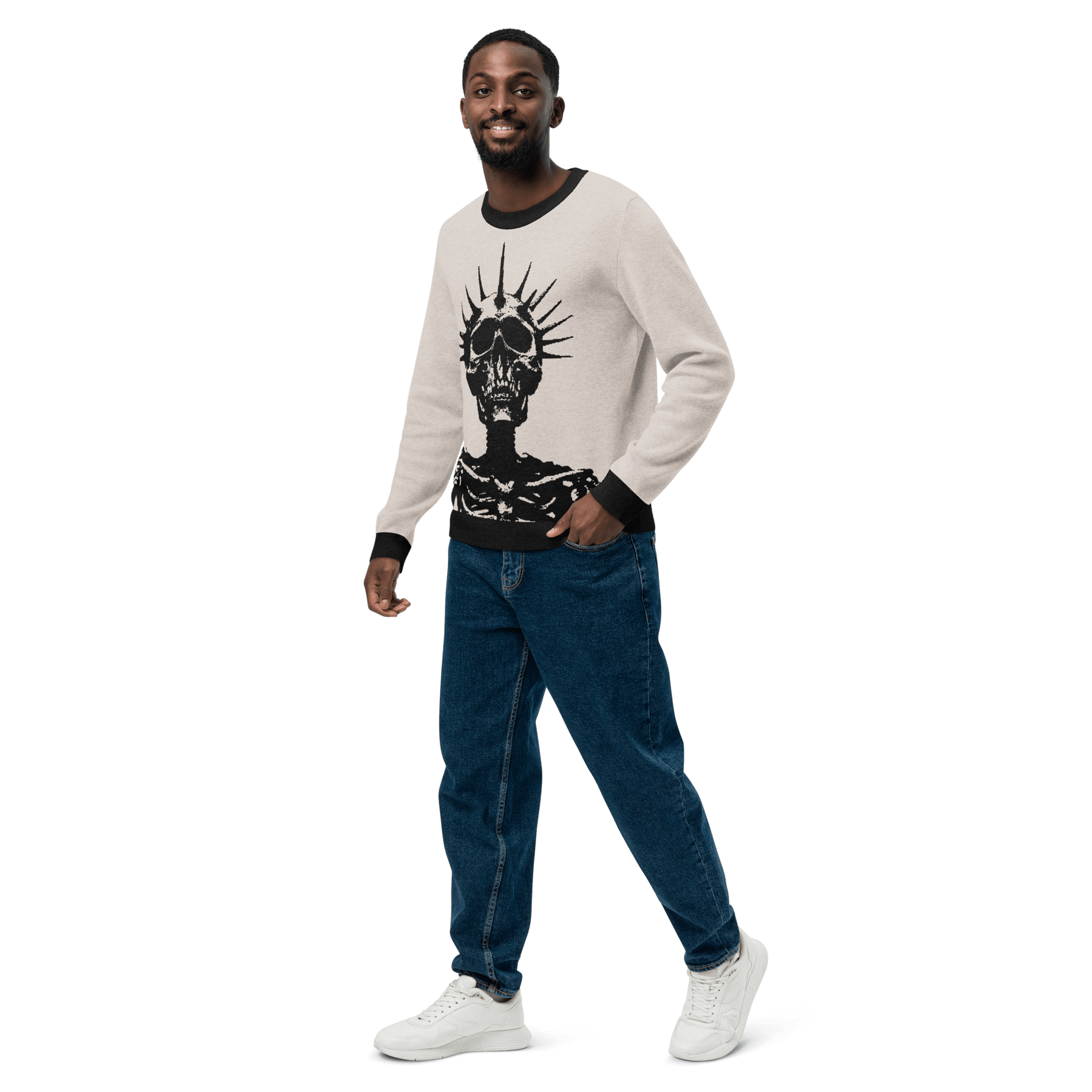 Corpse King Knit Crew Neck Sweater - Goth Cloth Co.9766182_19635