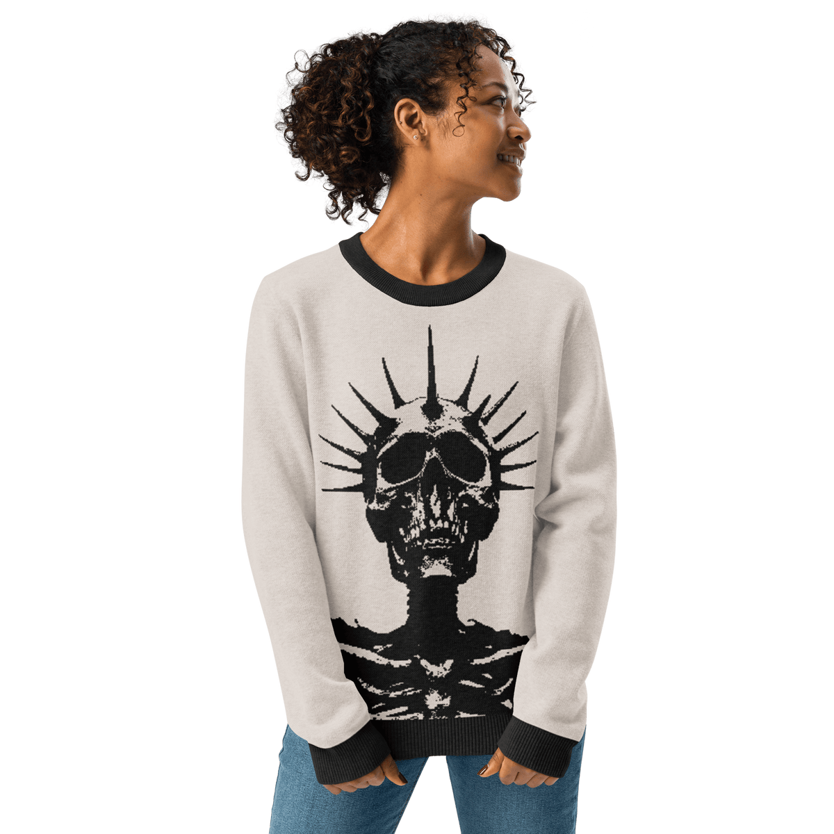 Corpse King Knit Crew Neck Sweater - Goth Cloth Co.9766182_19635
