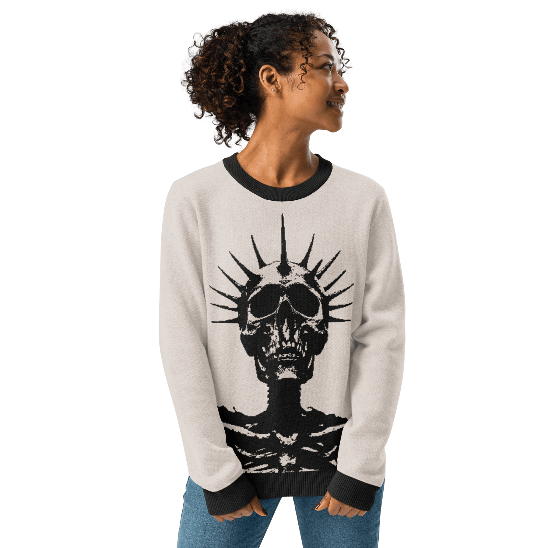 Corpse King Knit Crew Neck Sweater - Goth Cloth Co.9766182_19635