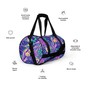 Cosmic Bloom Duffle Bag - Goth Cloth Co.gymwear5839559_15155