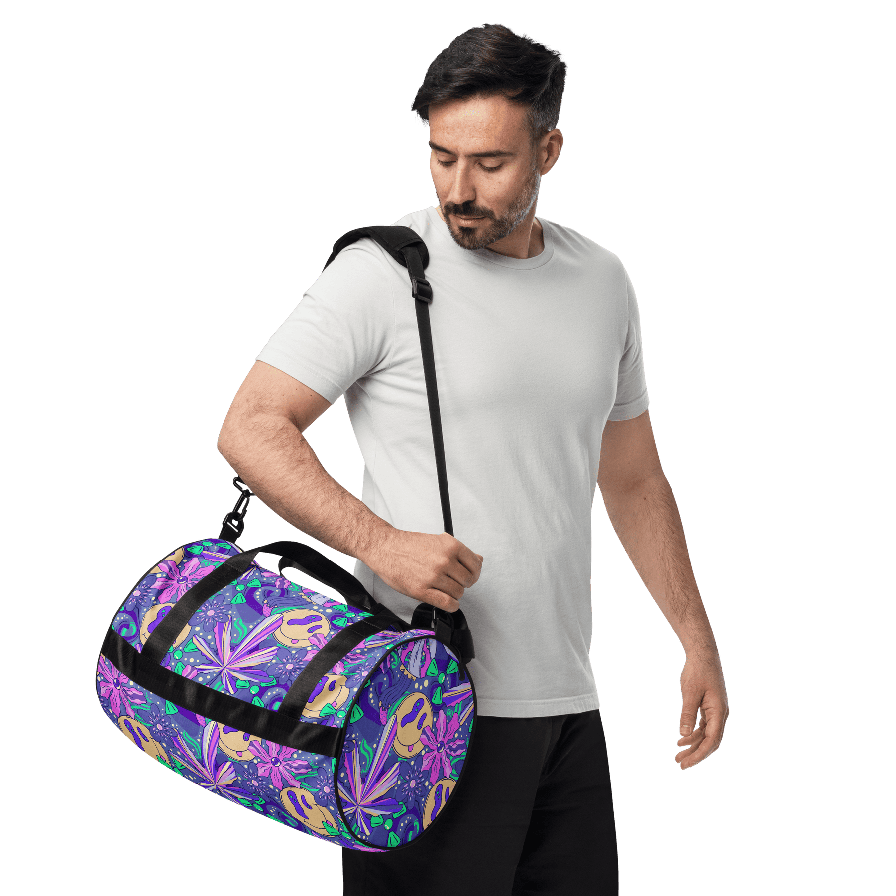 Cosmic Bloom Duffle Bag - Goth Cloth Co.gymwear5839559_15155