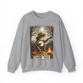 Country Toads Tarot Card Heavy Blend™ Crewneck Sweatshirt - Goth Cloth Co.Sweatshirt20110262246876500433