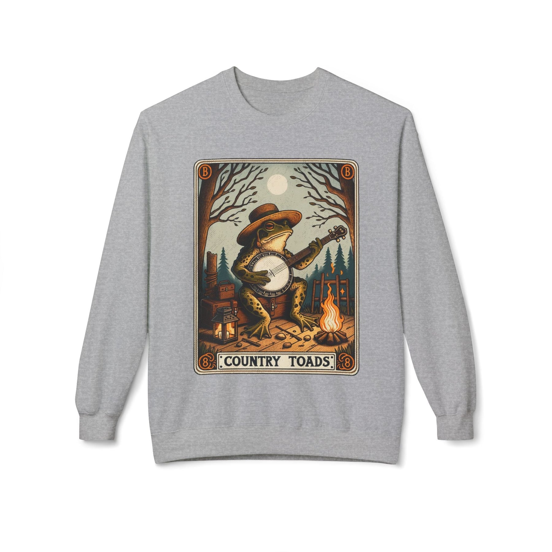 Country Toads Tarot Card Heavy Blend™ Crewneck Sweatshirt - Goth Cloth Co.Sweatshirt33532126104805914788