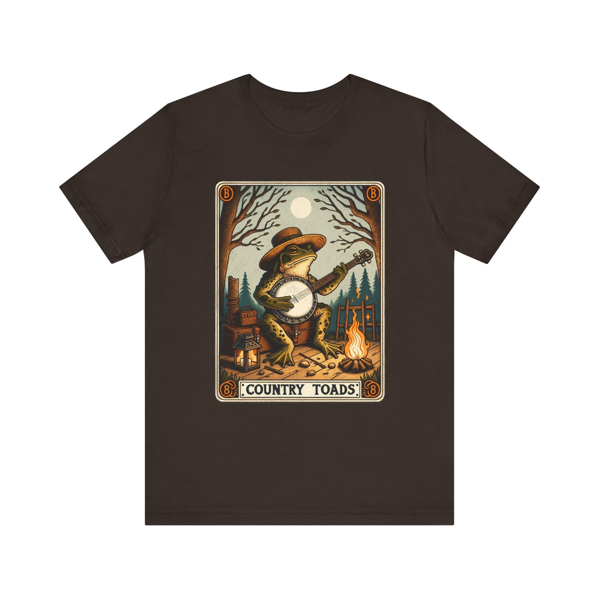 Country Toads Tarot Card Short Sleeve Tee - Goth Cloth Co.T - Shirt21982185213530087596