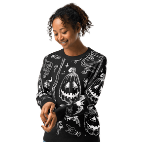 Cozy Creep Knit Crewneck Sweater - Goth Cloth Co.2335304_19637