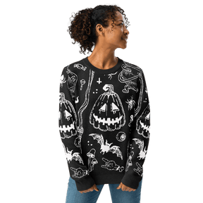 Cozy Creep Knit Crewneck Sweater - Goth Cloth Co.2335304_19637