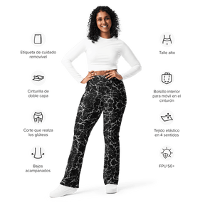 Cracked Chaos Flare Leggings - Goth Cloth Co.2105326_19331
