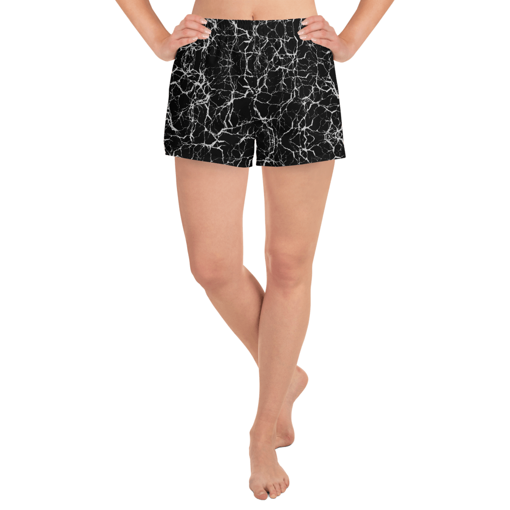 Cracked Chaos Unisex Athletic Shorts - Goth Cloth Co.6942370_9804