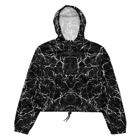 Cracked Chaos Women's Cropped Windbreaker - Goth Cloth Co.9815521_15794