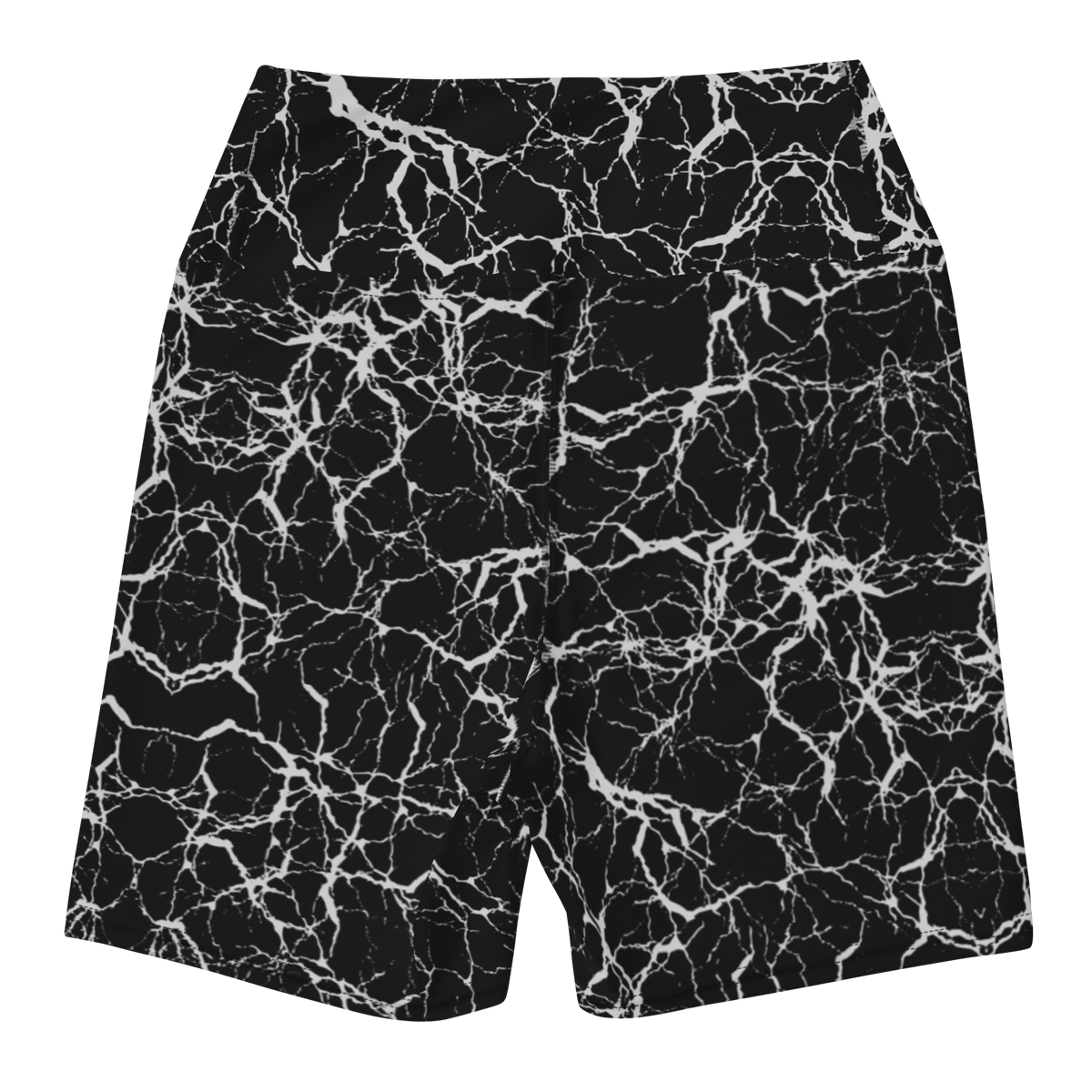 Cracked Chaos Yoga Shorts - Goth Cloth Co.2540658_9079