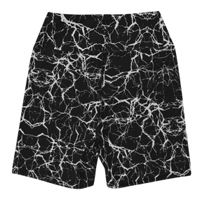 Cracked Chaos Yoga Shorts - Goth Cloth Co.2540658_9079