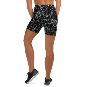 Cracked Chaos Yoga Shorts - Goth Cloth Co.2540658_9079