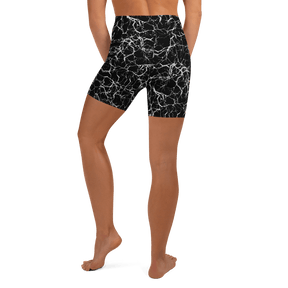 Cracked Chaos Yoga Shorts - Goth Cloth Co.2540658_9079