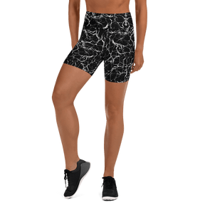 Cracked Chaos Yoga Shorts - Goth Cloth Co.2540658_9079