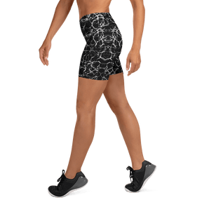 Cracked Chaos Yoga Shorts - Goth Cloth Co.2540658_9079