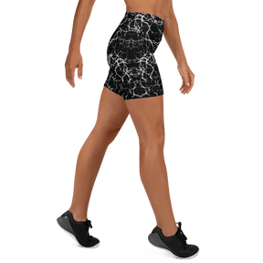 Cracked Chaos Yoga Shorts - Goth Cloth Co.2540658_9079