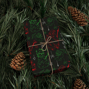 Creepmas Cheer Gift Wrap - Goth Cloth Co.Home Decor16045985233228304008